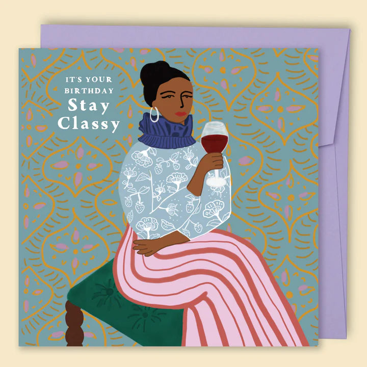 PAPERNEST - "Stay Classy" Birthday Card