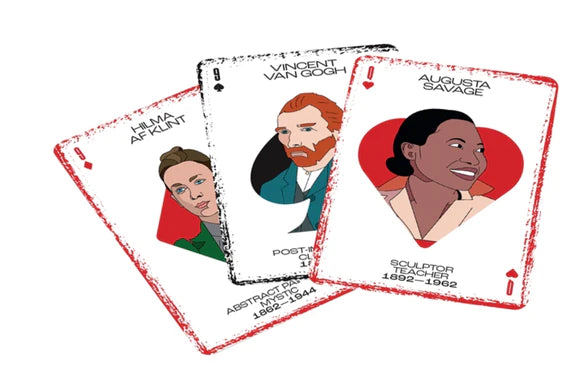 BOOKS & CO - Artist Playing Cards- By Niki Fisher