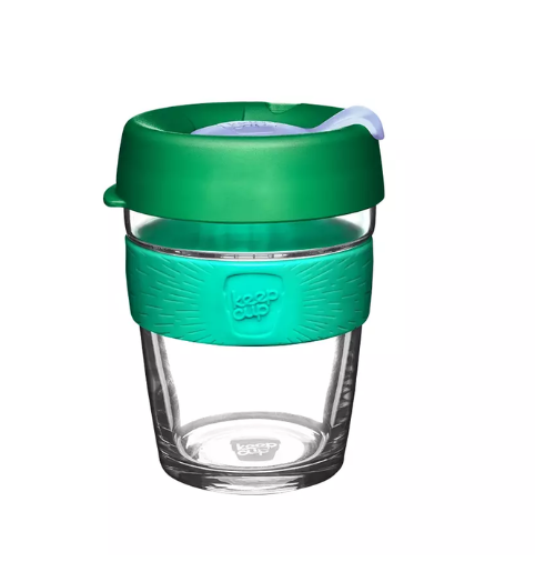 KEEP CUP-Brew - M | 12oz GLASS - RIVER GREEN