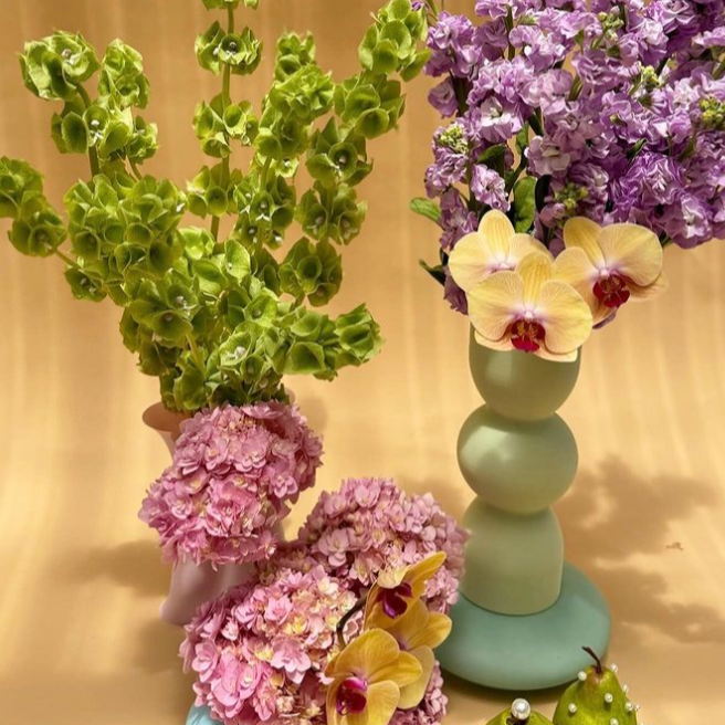 BELFI- Regular BonBon Vase: Mint