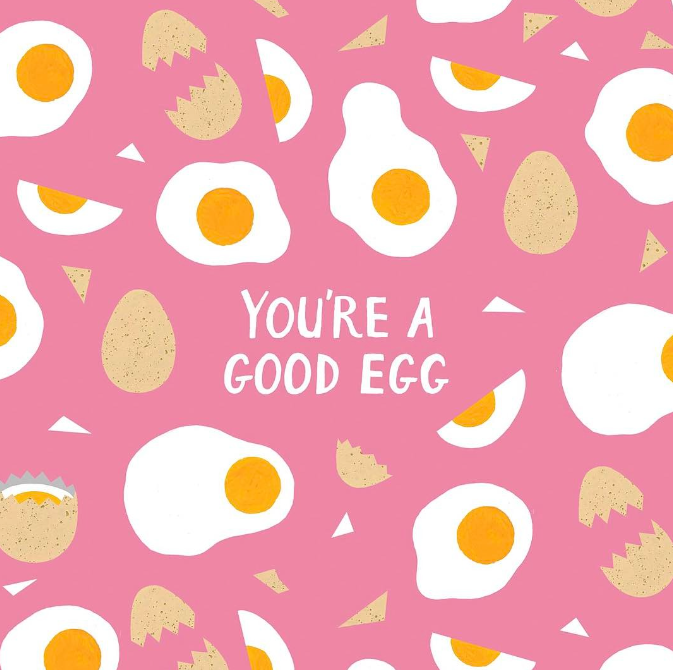 AHD - GOOD EGG - Blank Greeting Card