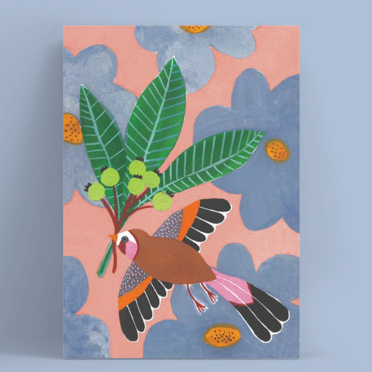 AHD - BIRDSONG- Blank Greeting Card