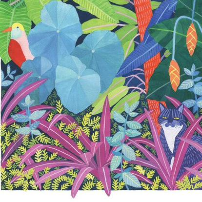 AHD - Eli's Jungle- Blank Greeting Card