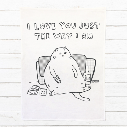 ABLE & GAME- Tea Towel- Fat Cat