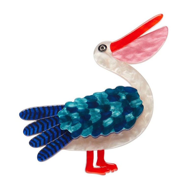 ERSTWILDER - "Pelican Perfection" Brooch - JOCELYN PROUST COLLECTION