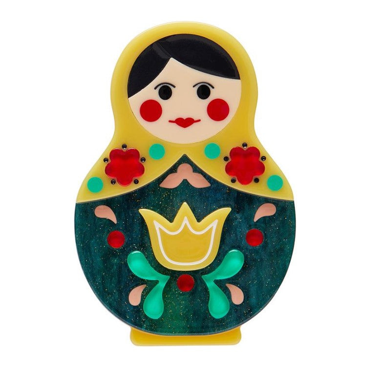 ERSTWILDER - "Matryoshka Memories Toy" Brooch - Fan Favourites