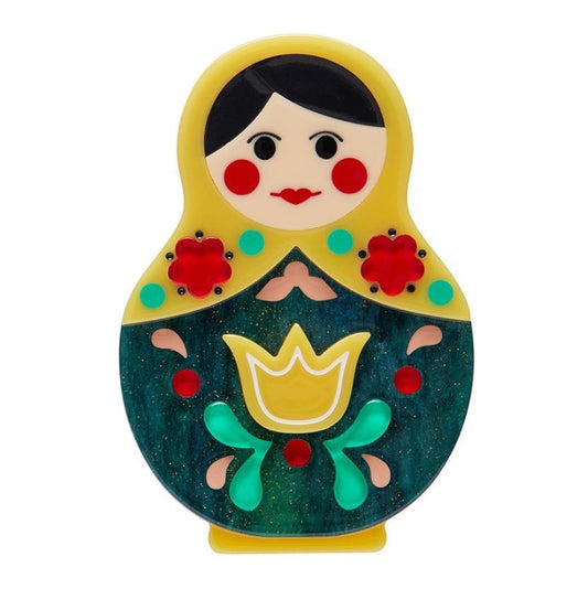 ERSTWILDER - "Matryoshka Memories Toy" Brooch - Fan Favourites