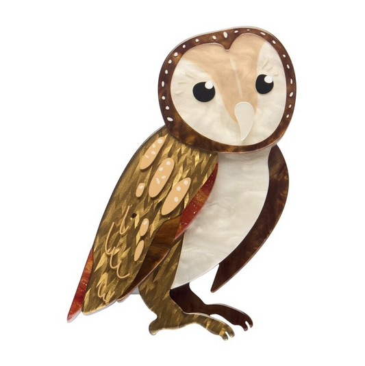 ERSTWILDER - "Maisie the Masked Owl" Brooch - AUSTRALIANA COLLECTION