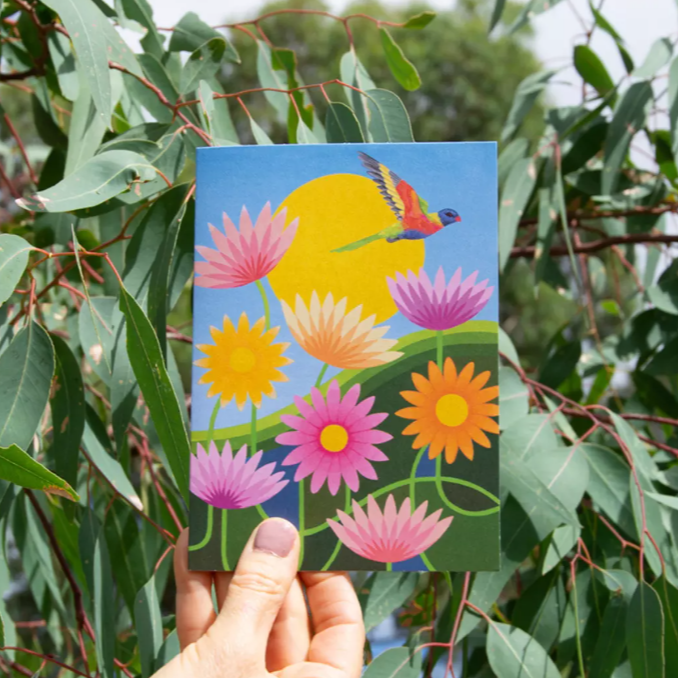 EARTH GREETINGS- Fly- Greeting Card