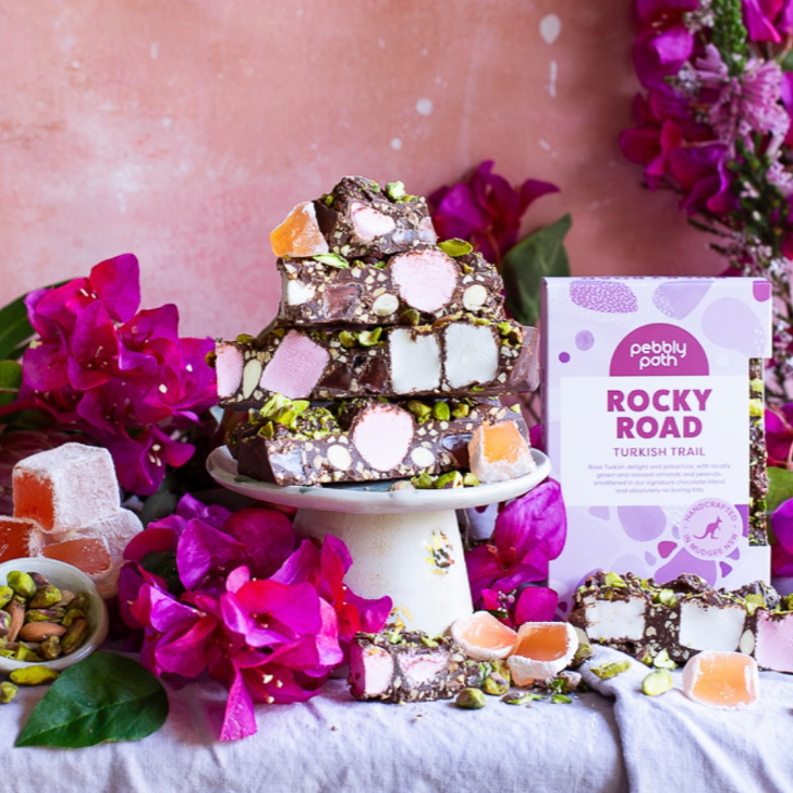 PEBBLY PATH- Rocky Road Bars - Turkish Trail Flavour- 100G