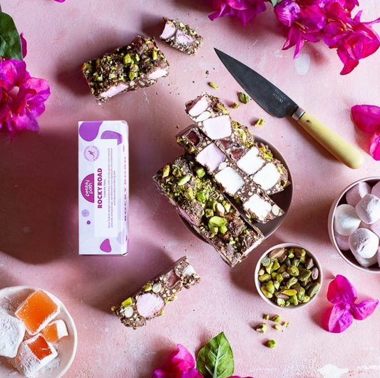 PEBBLY PATH- Rocky Road Bars - Turkish Trail Flavour- 100G