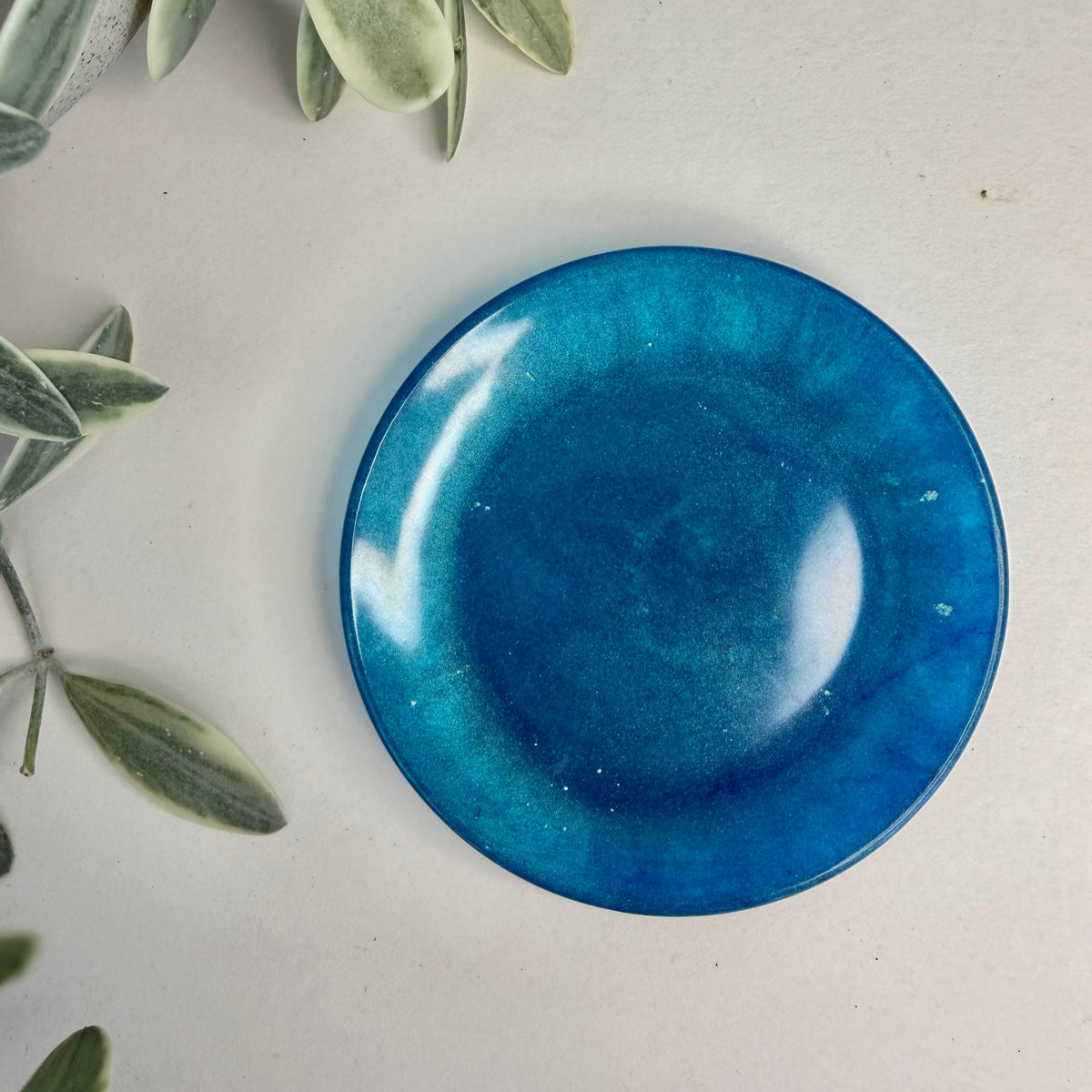 BRENDA STONE ART - Mini Round Resin Plate 1