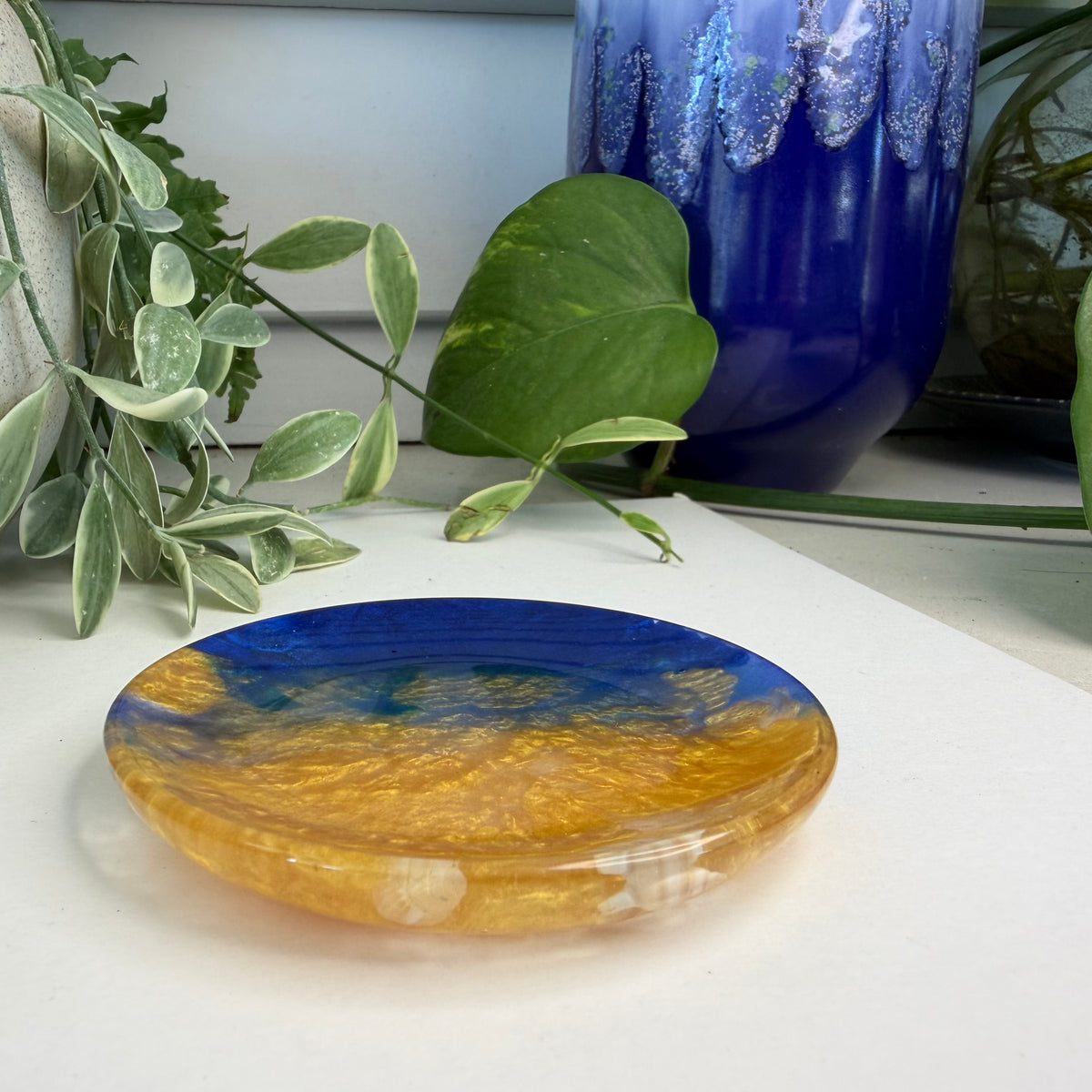 BRENDA STONE ART - Mini Round Resin Plate 2