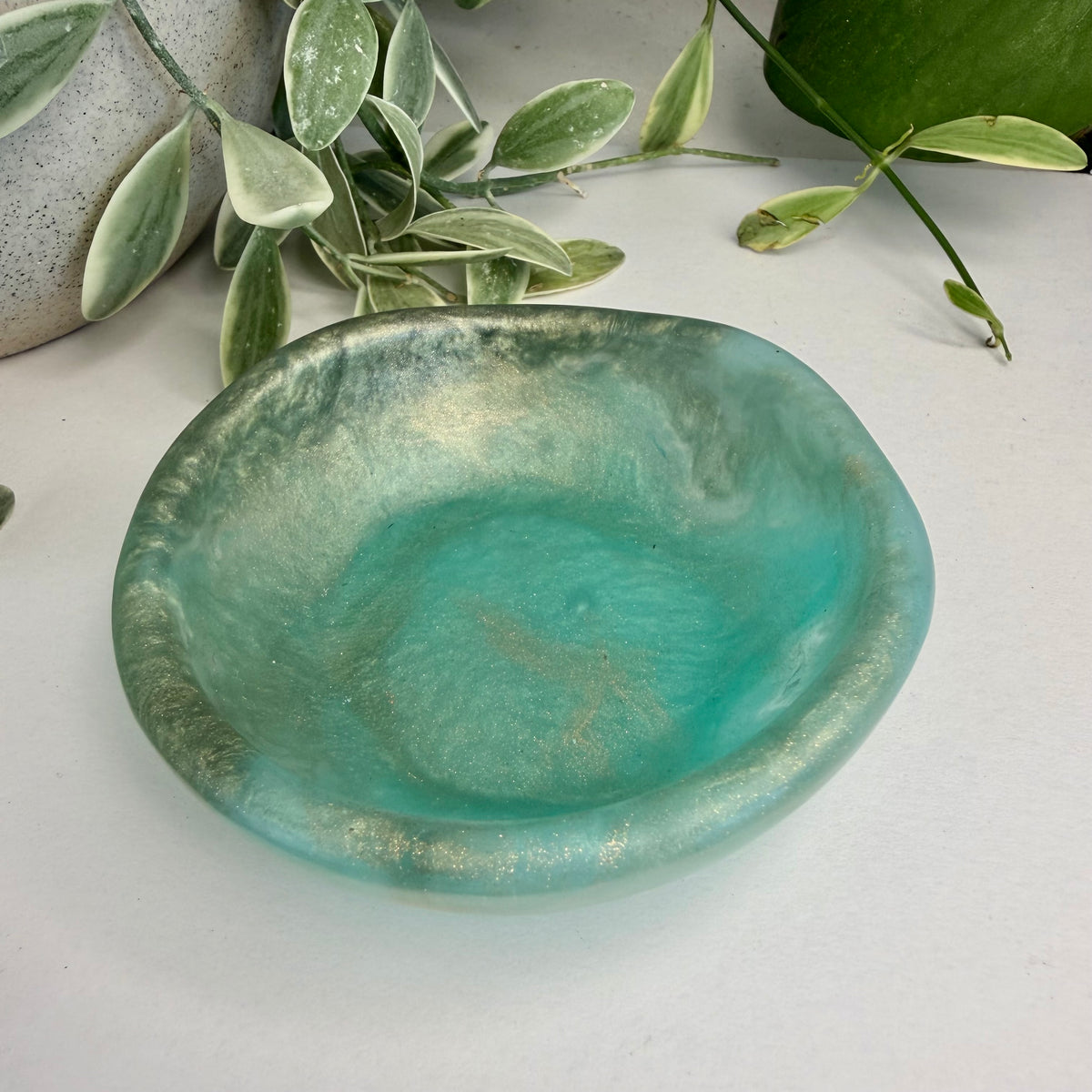 BRENDA STONE ART - Mini Scallop Resin Bowl 4