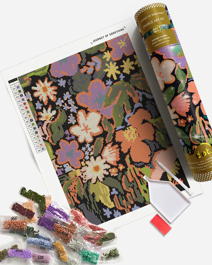 JOURNEY OF SOMETHING- SPARKLE ART KIT: Midnight Garden