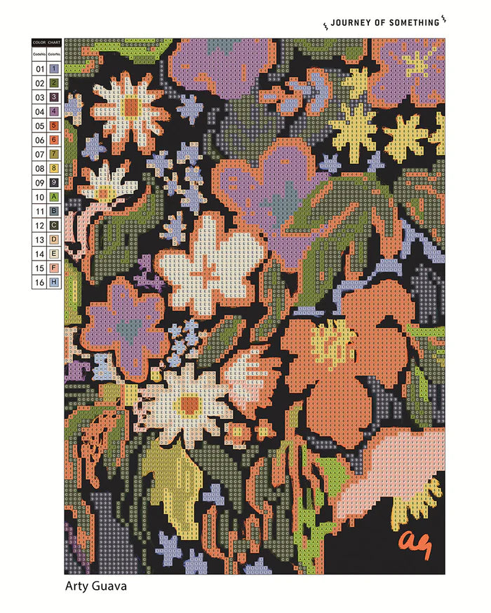 JOURNEY OF SOMETHING- SPARKLE ART KIT: Midnight Garden