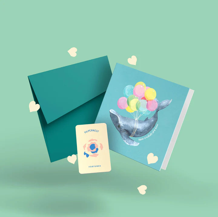 PAPERNEST - "Have A Whale Of A Time" Greeting Card