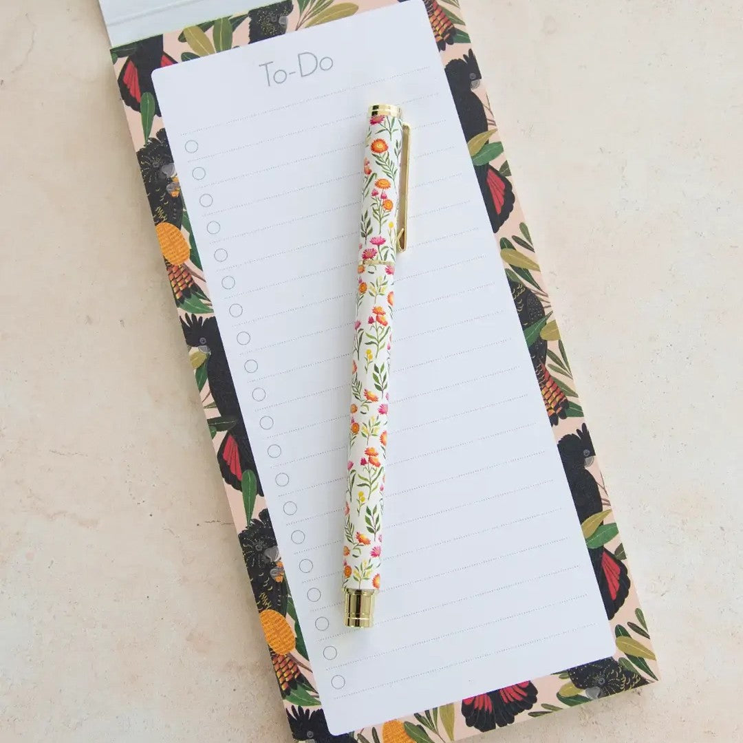 EARTH GREETINGS- Cockatoos & Banksia- To-Do List