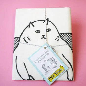 ABLE & GAME- Tea Towel- Fat Cat