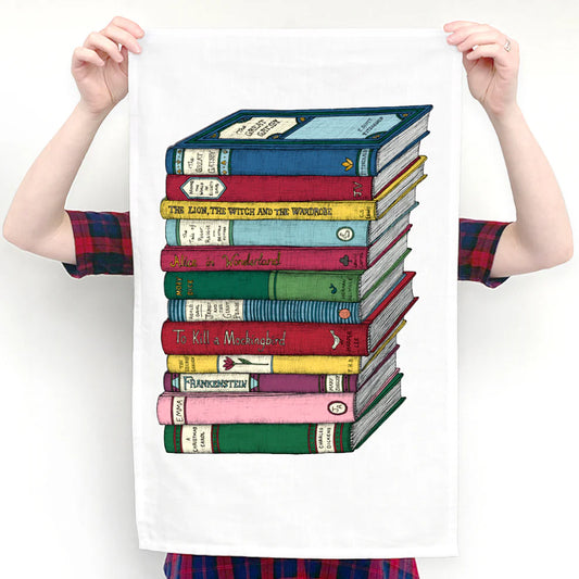 The Nonsense Maker- Book Lovers- Artist Tea Towel