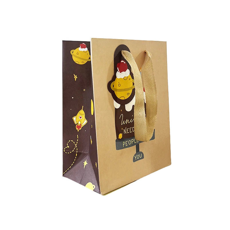 TO THE MOON AND BACK PRINTS - The Universe Needs More People Like You - Eco-Friendly Gift Bags