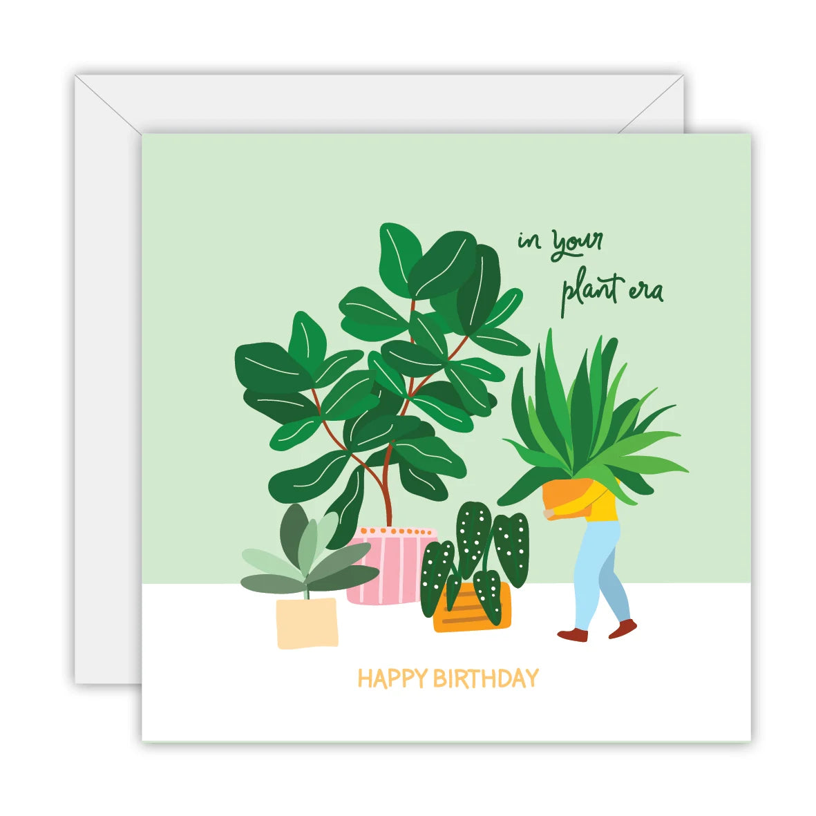 TO THE MOON & BACK PRINTS- "IN YOUR PLANT ERA"- Greeting Card