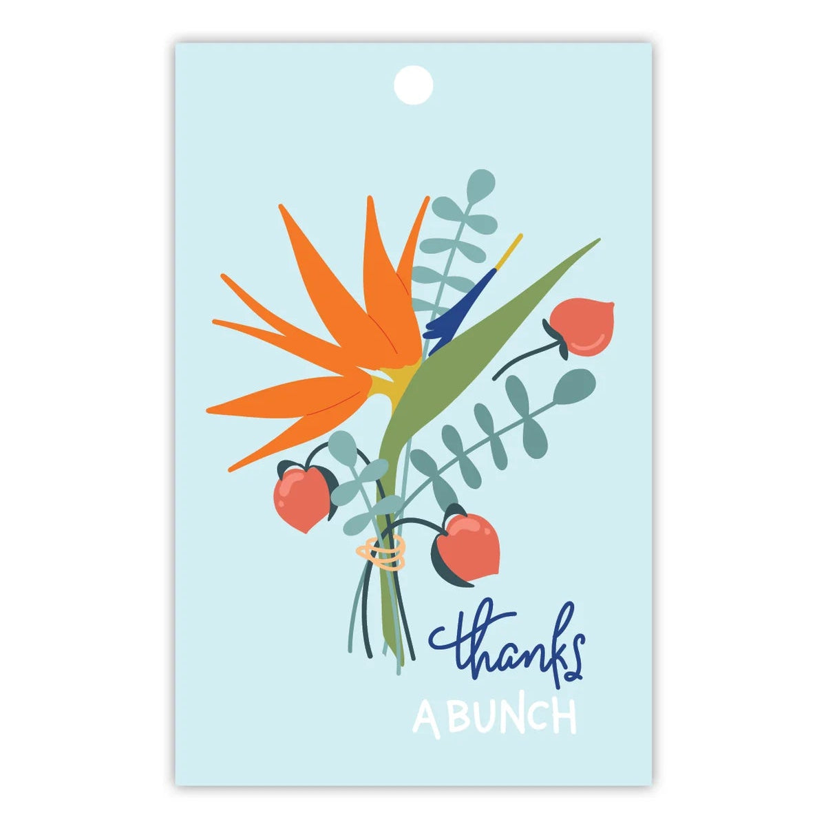 TO THE MOON & BACK PRINTS- "THANKS A BUNCH"- Gift Tag