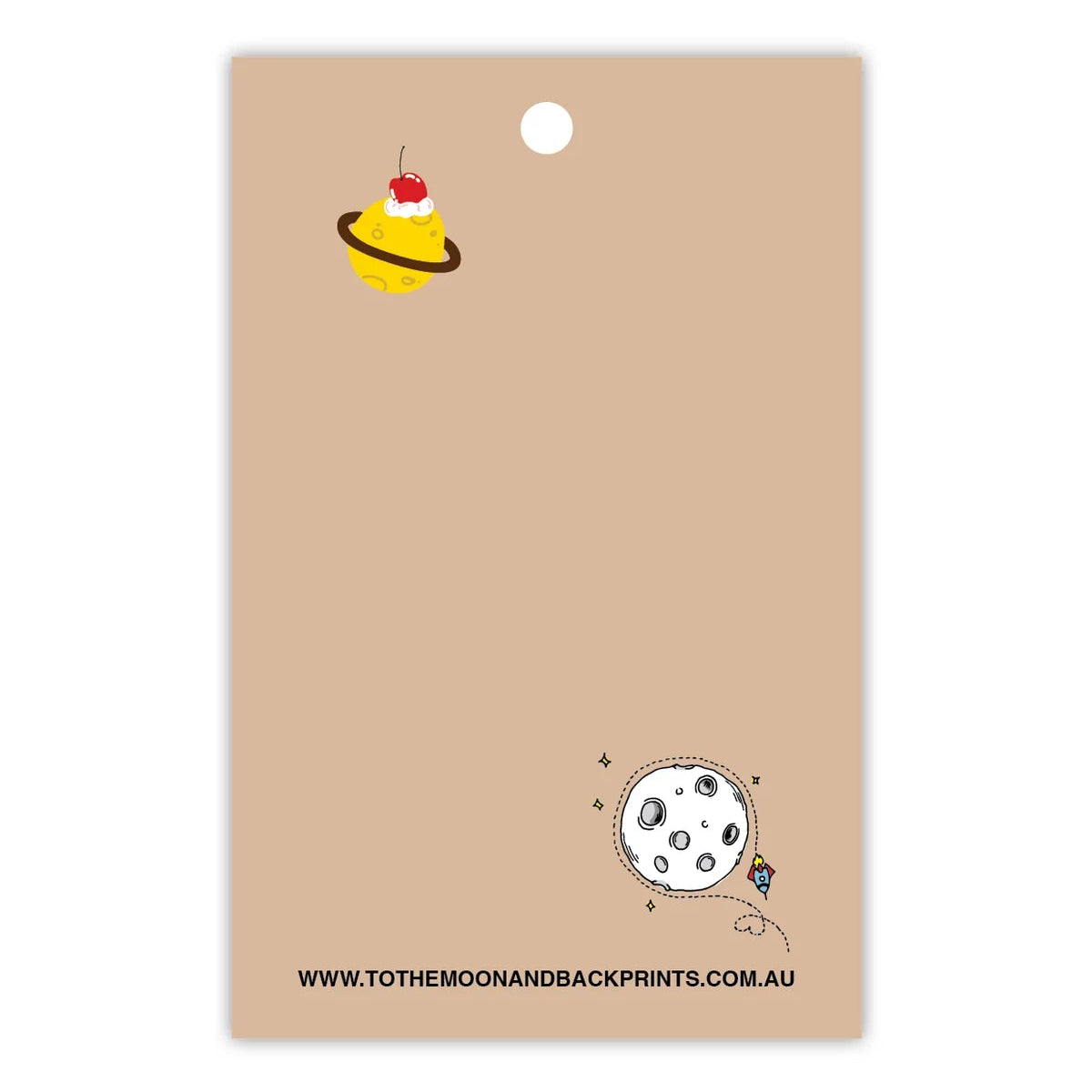 TO THE MOON & BACK PRINTS- "THE UNIVERSE NEEDS MORE PEOPLE LIKE YOU"- Gift Tag