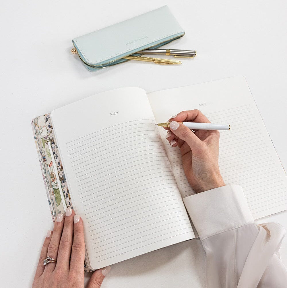 BESPOKE LETTERPRESS - 2027 Weekly Calendar Notebook