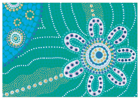 EARTH GREETINGS- Our Favourite Place- Folded Gift Wrap Domica Hill