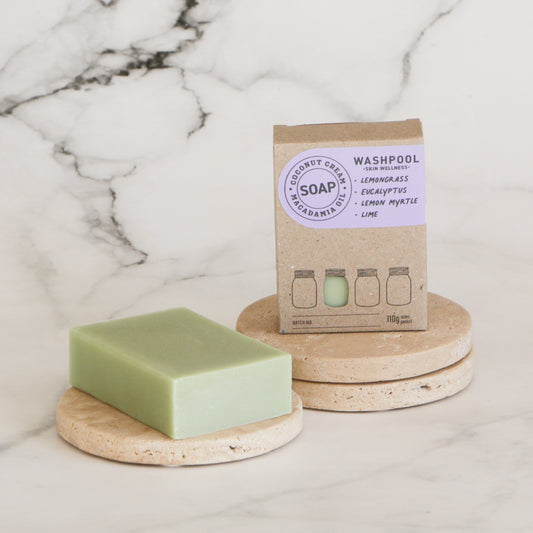 WASHPOOL SUPPLY CO- Lemongrass, Eucalyptus, Lemon Myrtle, and Lime Coconut Cream Soap