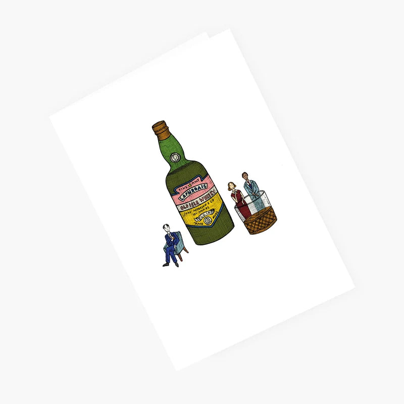 The Nonsense Maker- Whisky O'Clock - Greeting Card