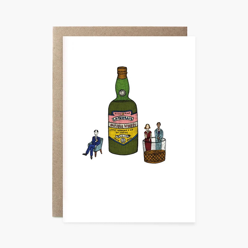 The Nonsense Maker- Whisky O'Clock - Greeting Card