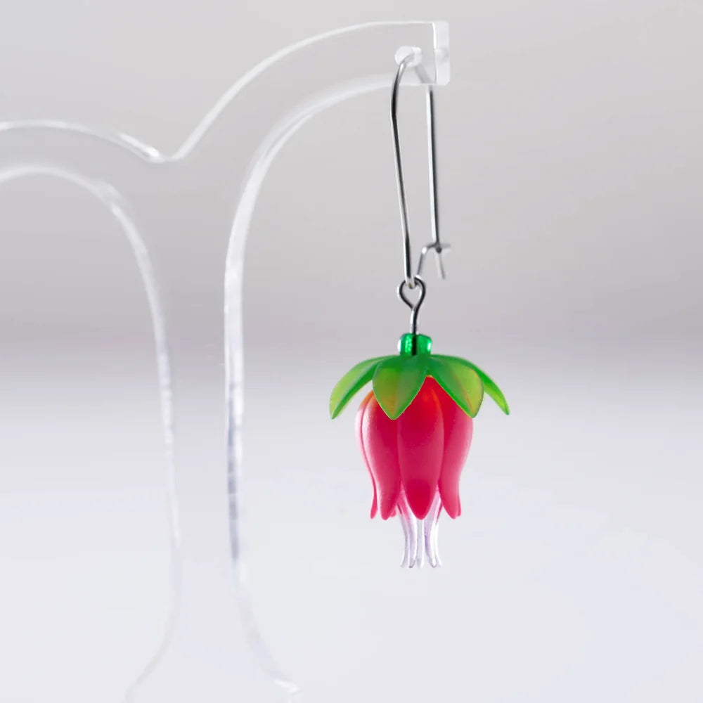 CLAIRE ISHINO- Winnie Earrings - Fuschias