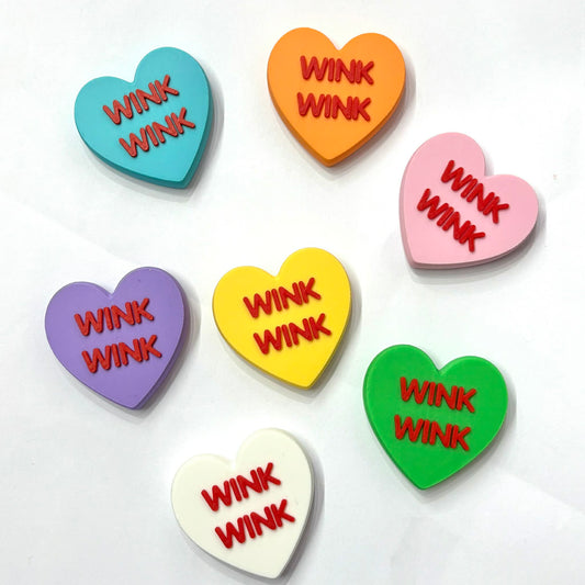 DWAYNSKI.3D - "WINK WINK" - CONVERSATION HEART MAGNETS