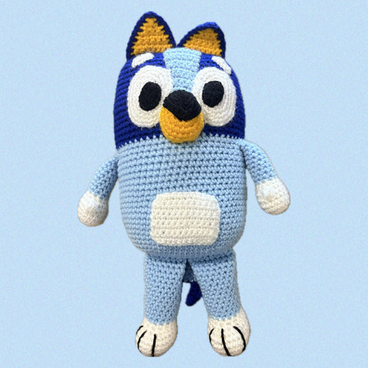 HOOKED BY JEN- BLUE DOG