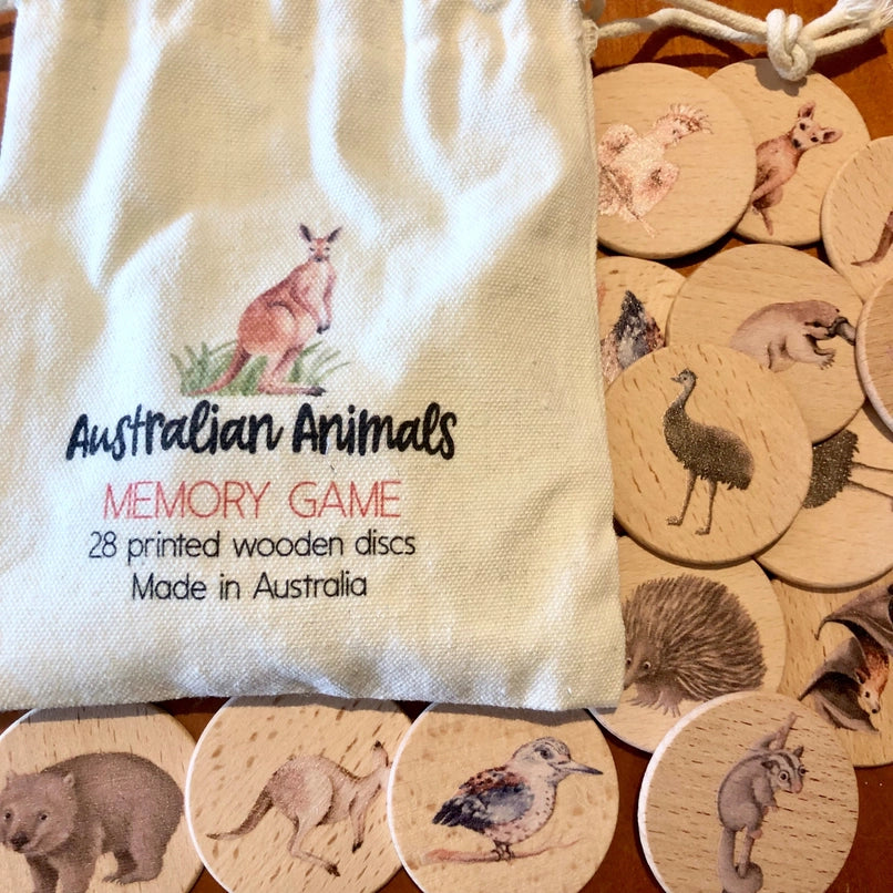 INSPIRED WHOLESALE- Australian Animals Memory Game