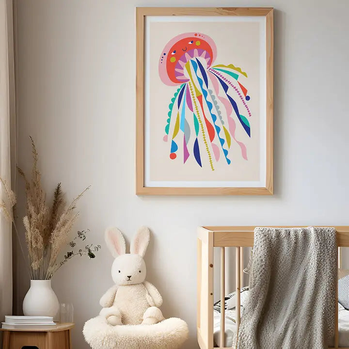 3 BIRDIES STUDIO- "Jellyfish" A4 Art Print