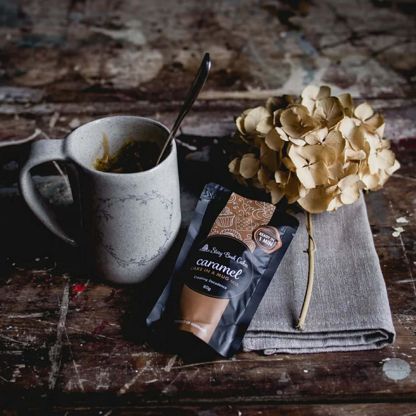 STORYBOOK CAKES - Caramel Mud Cake in a Mug