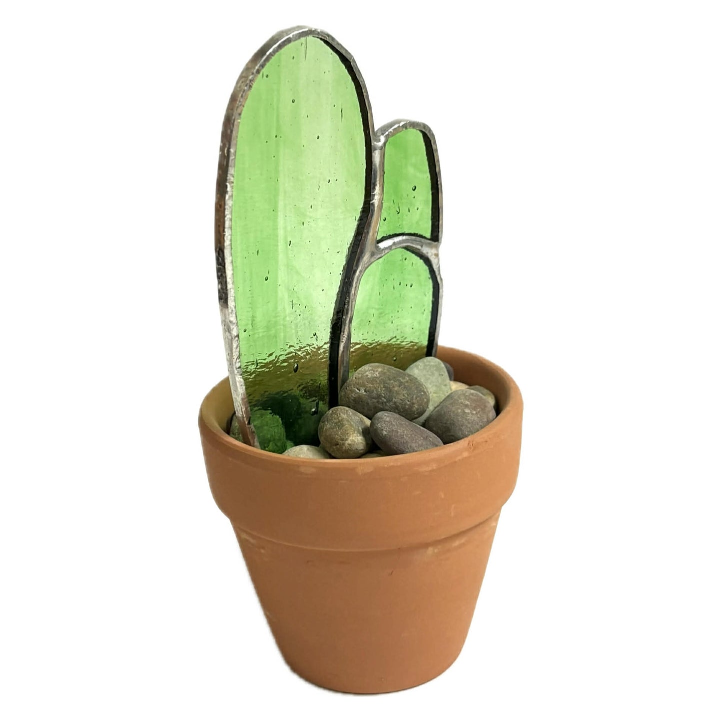 SWAN GLASS - SUCCULENT - STAINED GLASS ORNAMENT #12