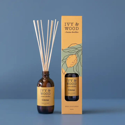 IVY & WOOD - Homebody Collection: Citron Room Reed Diffuser