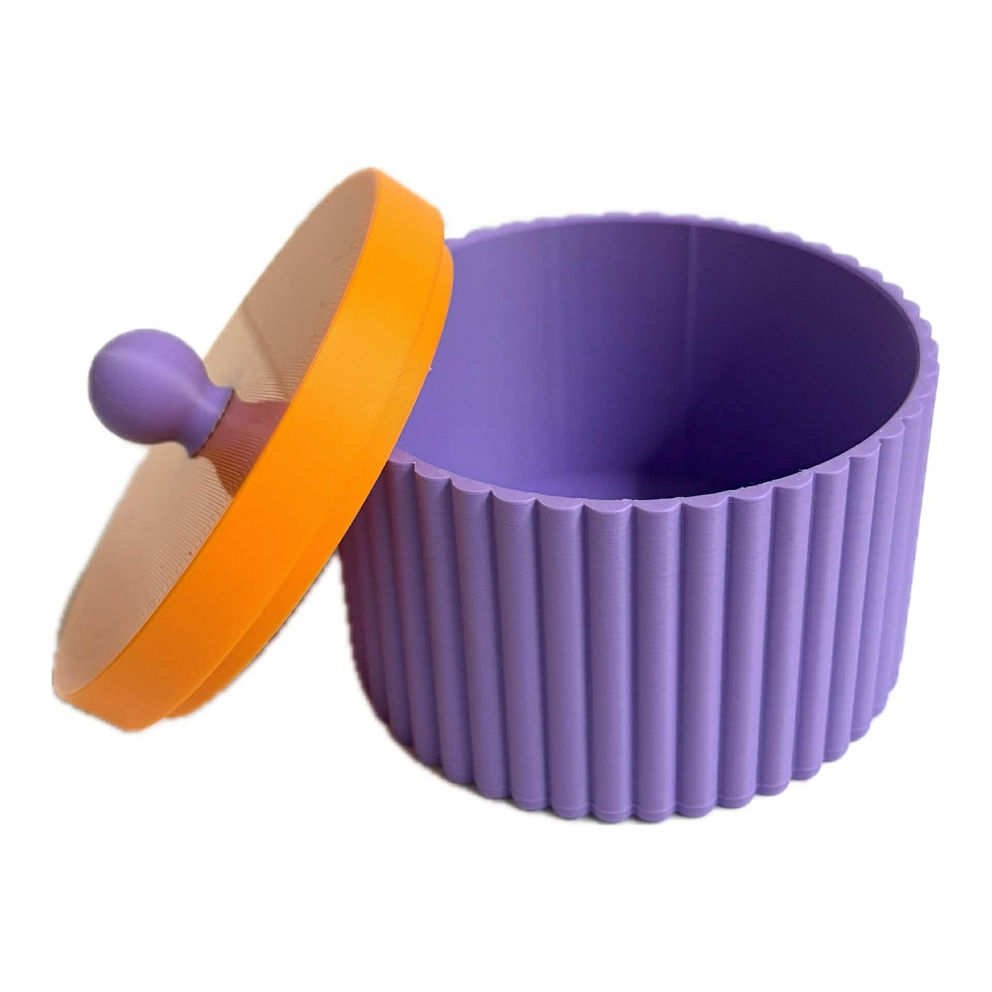 DWAYNSKI.3D - Royal Tray and Bowl Set - Purple and Orange