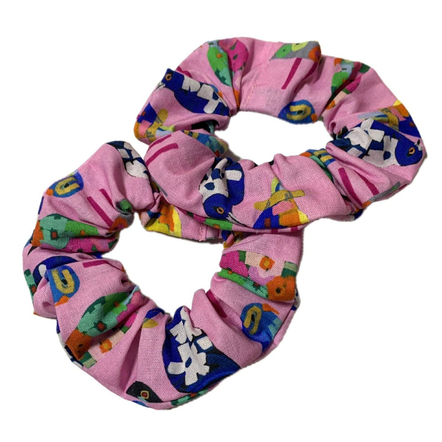 MUMMA WHOOPEE - "Flower Birds" REGULAR SCRUNCHIES
