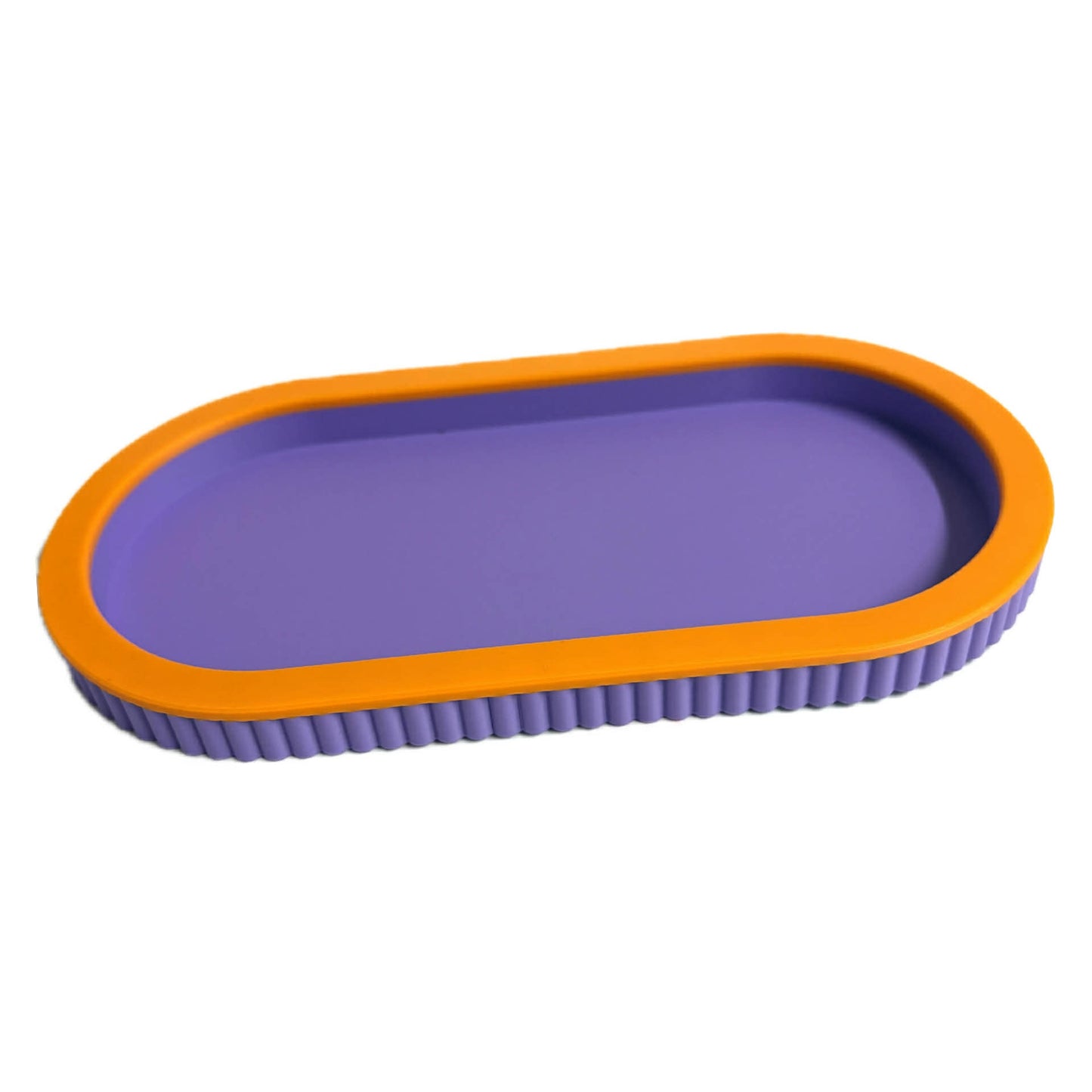 DWAYNSKI.3D - Royal Tray and Bowl Set - Purple and Orange