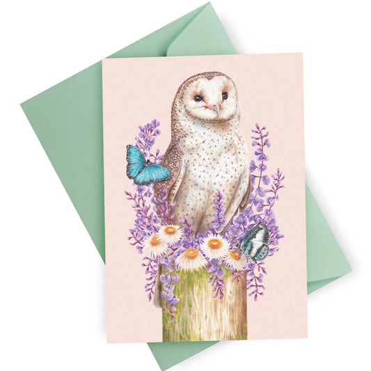 KAYLA REAY- Australian Masked Owl Greeting Card