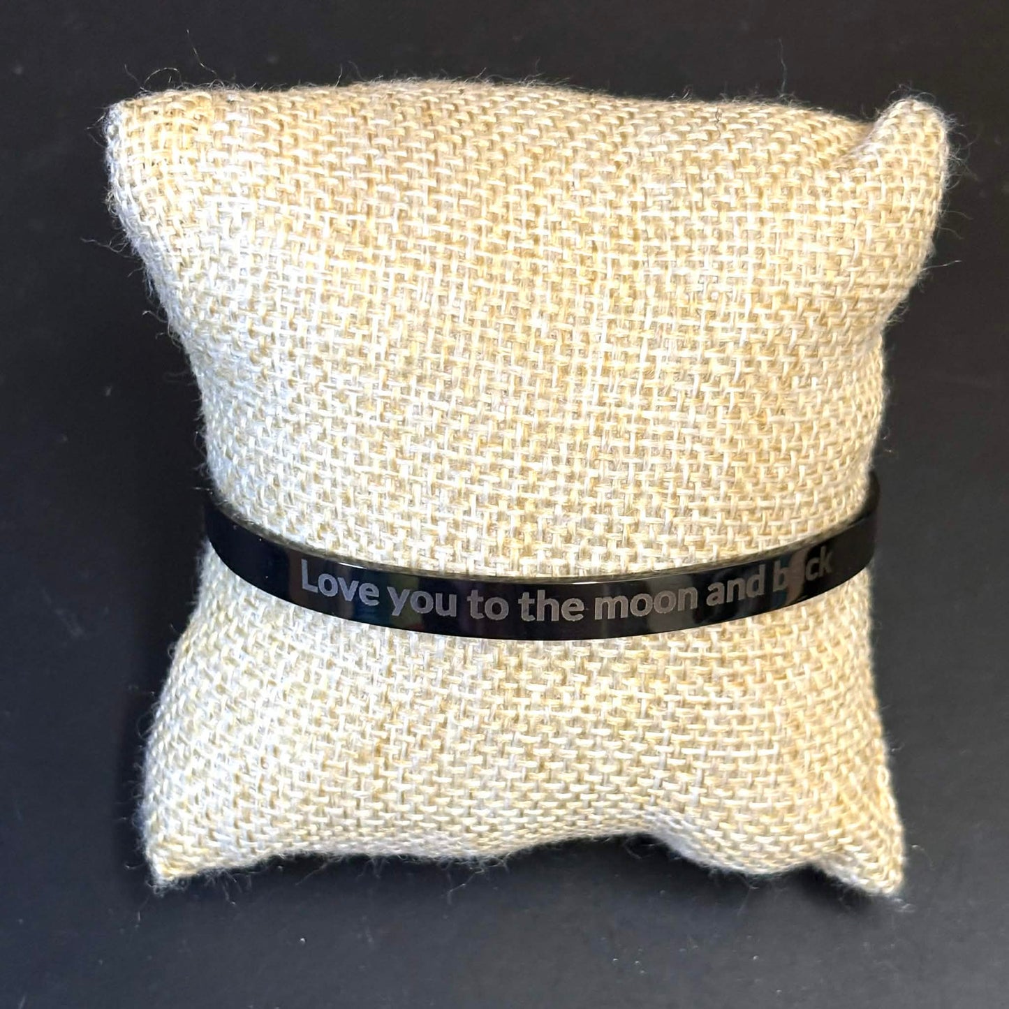 MOLLY MADE- "Love You to The Moon and Back" - Open Cuff Bangle