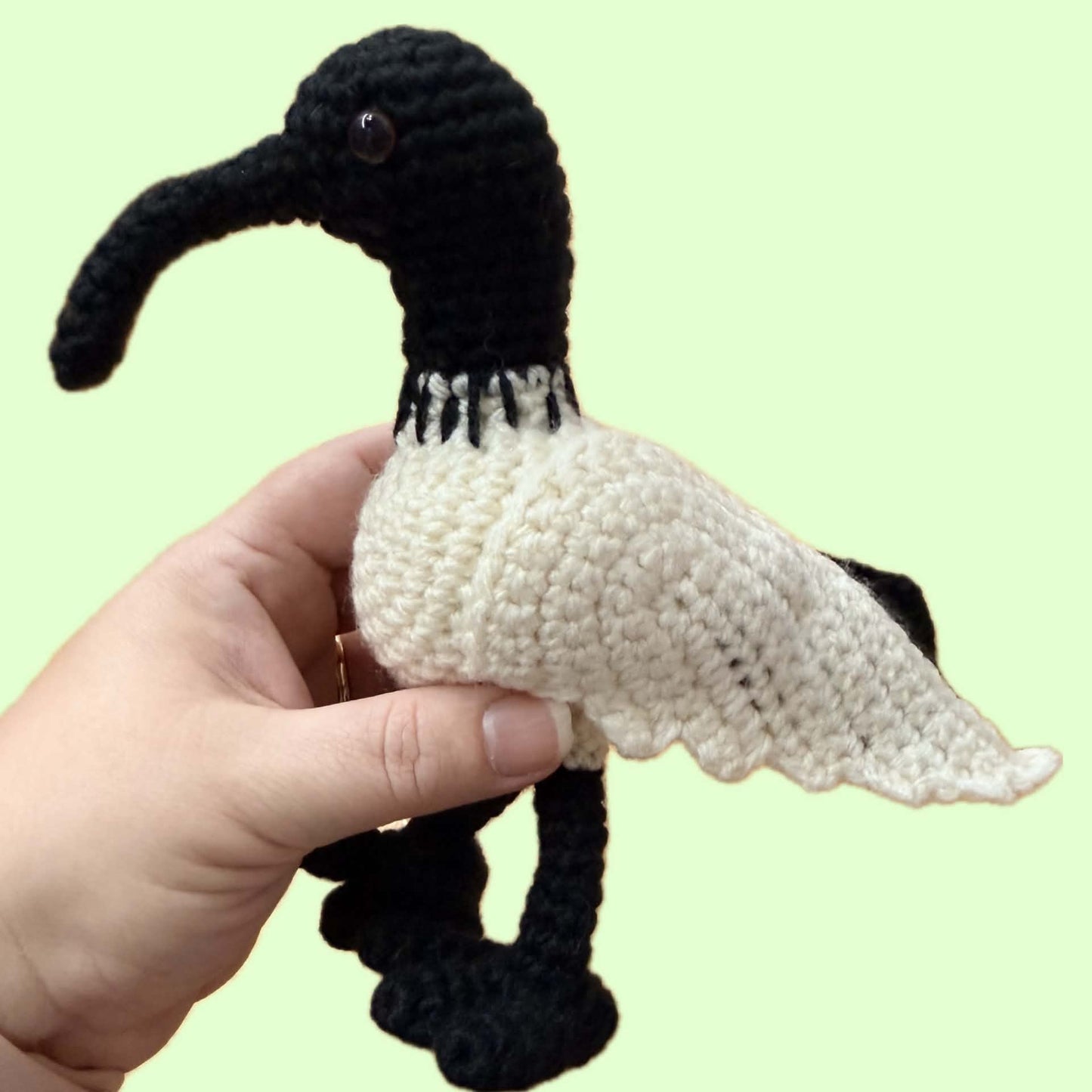 BEAKNITS- Crochet Ibis (Bin Chicken)