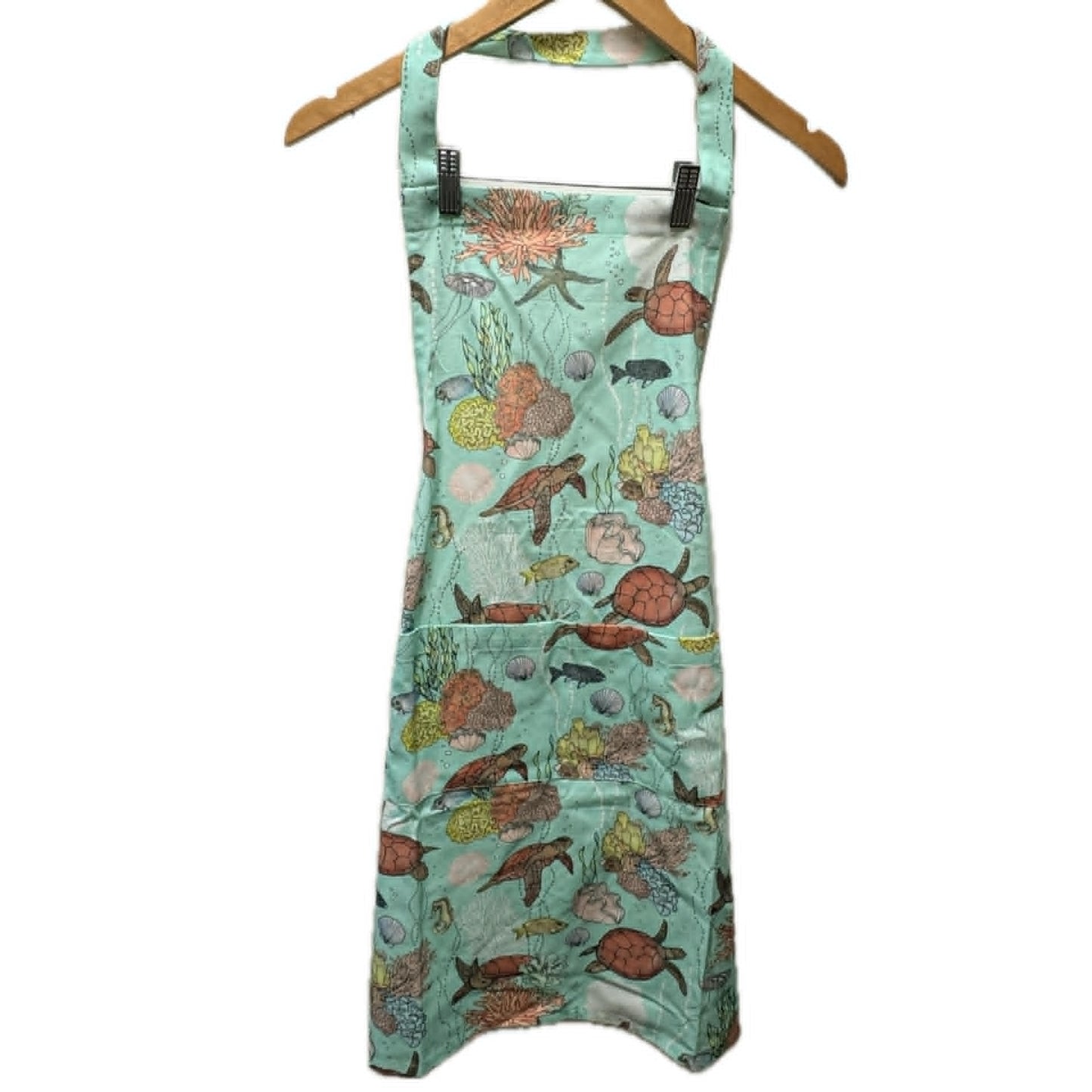 THE SCENIC ROUTE - "SEA TURTLE"- Cotton Art Apron