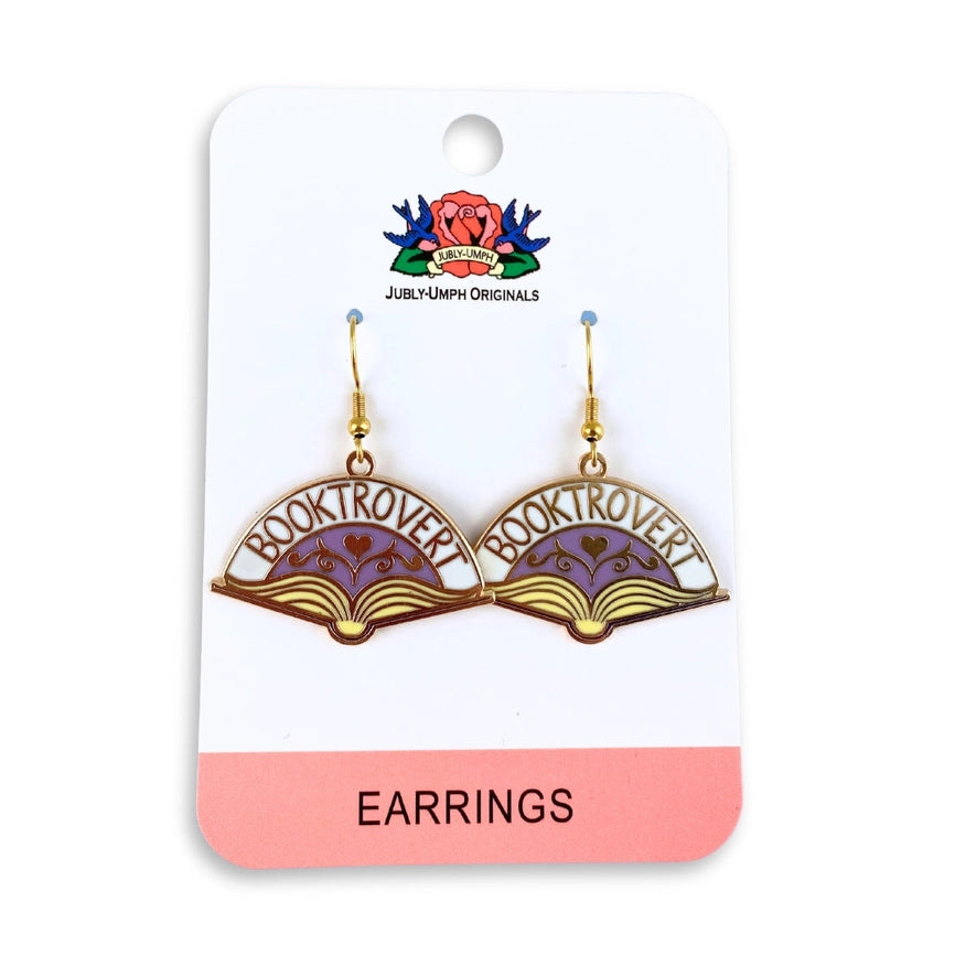 JUBLY-UMPH - "BOOKTROVERT" EARRINGS