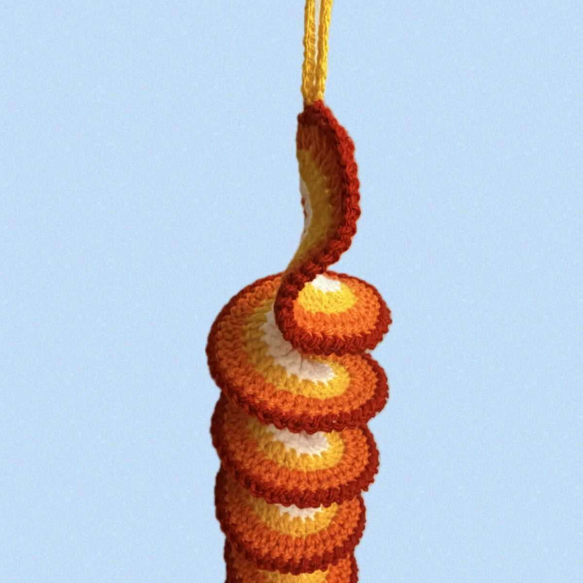 BEAKNITS- CROCHETED WHIRLY TWIRLER - Sunshine
